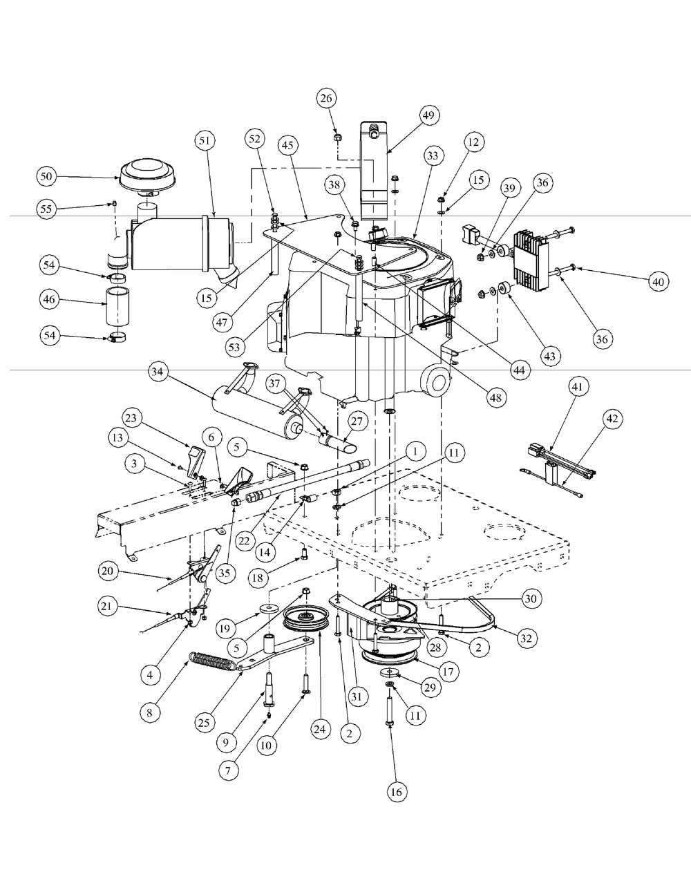 Honda Engine Assembly (Dec. 2003 And After) Diagram and Parts List for M54-HN 53BB5ETW750-24-HP Cub Cadet Lawn Tractor